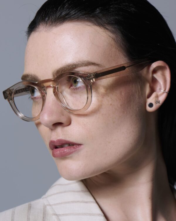 BEIGE OPTICAL EYEWEAR FRAME MEN WOMEN UNISEX