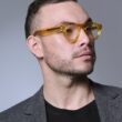 OPTICAL EYEWEAR FRAME MEN WOMEN YELLOW UNISEX