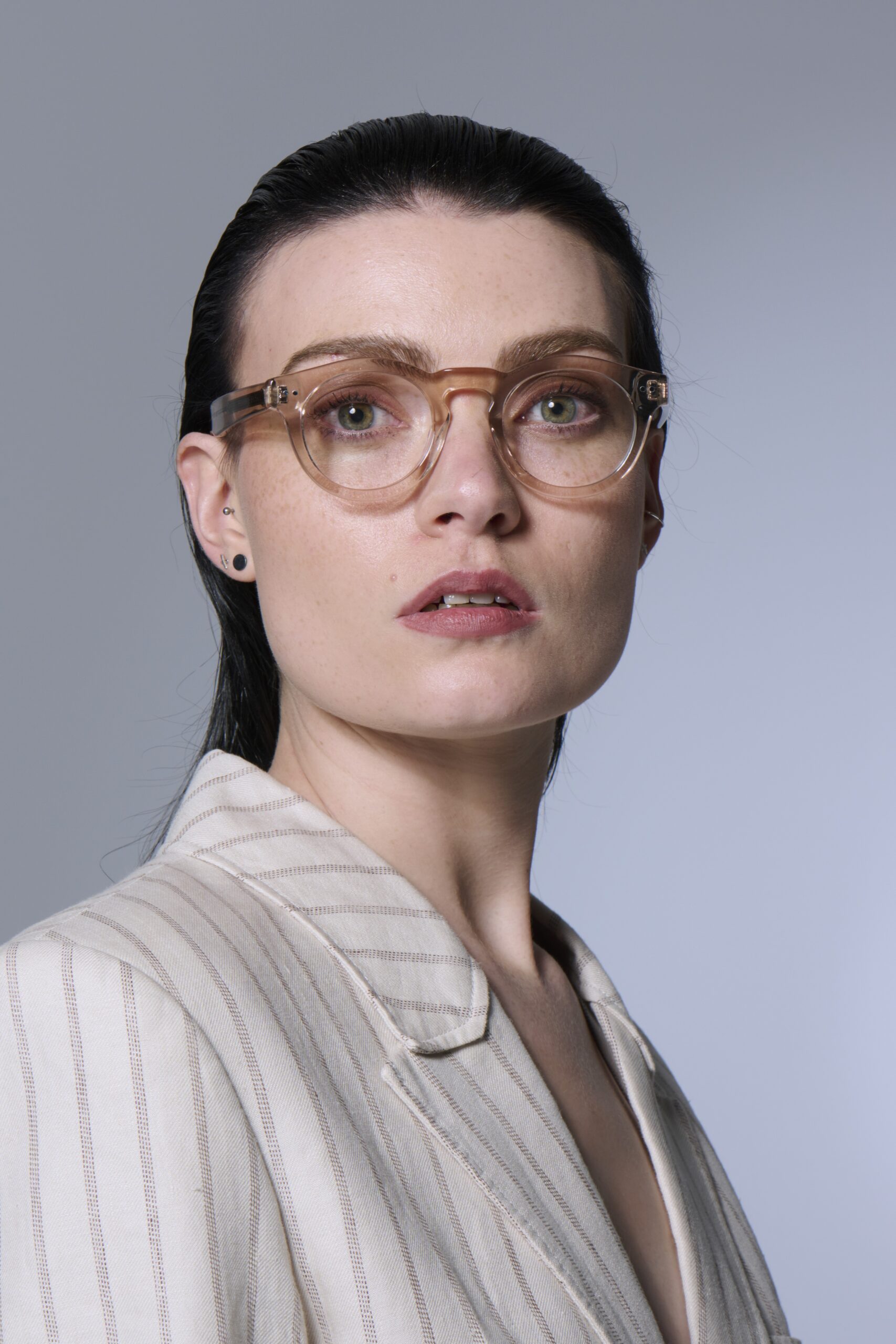 BEIGE OPTICAL EYEWEAR FRAME MEN WOMEN UNISEX