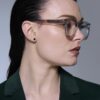 GREY OPTICAL EYEWEAR MENS WOMEN UNISEX CLEAR TRANSPARENT