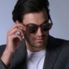 SUNGLASSES BROWN MEN