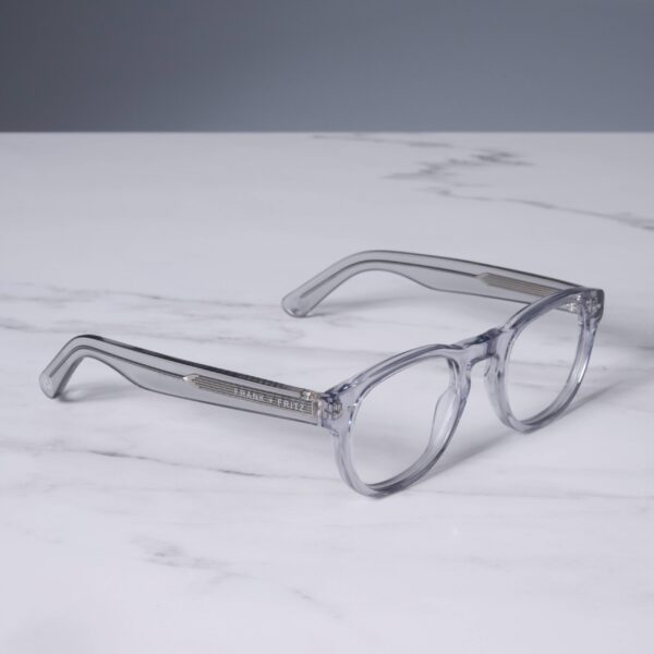 OPTICAL FRAME UNISEX MEN WOMEN GREY CLEAR