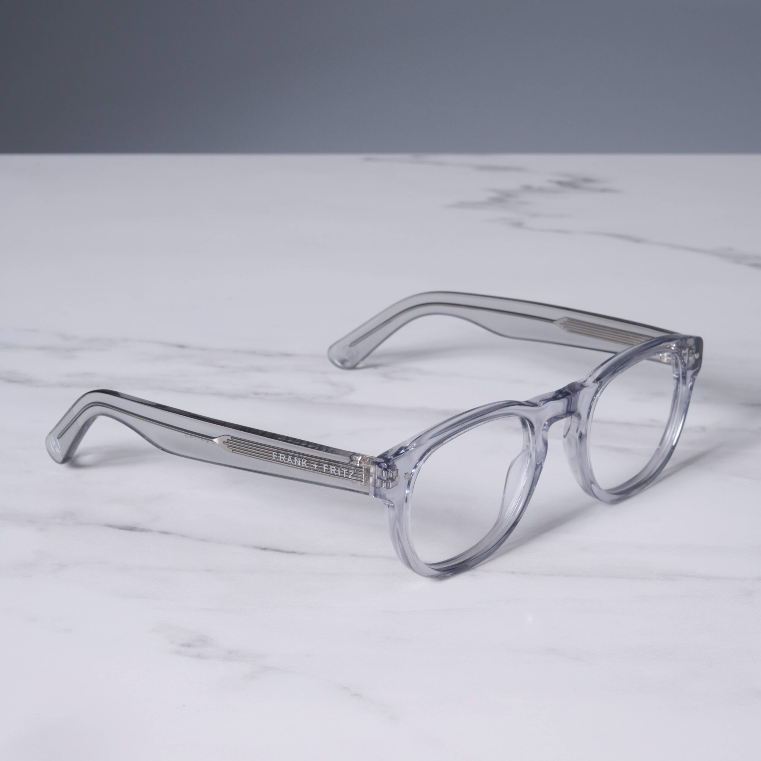 OPTICAL FRAME UNISEX MEN WOMEN GREY CLEAR